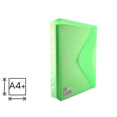 SOBRE O. BOX CIERRE V-LOCK Y FUELLE MULTIT. 200 HOJAS A4 VERDE (35736) (406323VE)