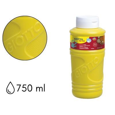 PINTURA DEDOS GIOTTO BEBE 750 ML AMARILLO (F472902)