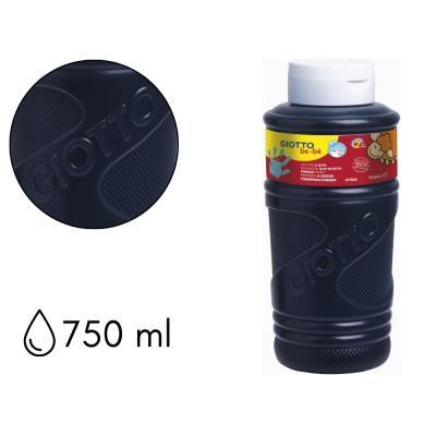 PINTURA DEDOS GIOTTO BEBE 750 ML NEGRO (F472924)
