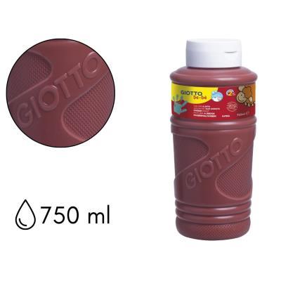 PINTURA DEDOS GIOTTO BEBE 750 ML MARRON (F472928)