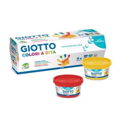 SET TEMPERA PARA DEDOS GIOTTO 6UNID. DE 100ML (F534100)