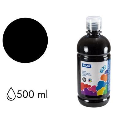 TEMPERA MILAN 500ML NEGRO (03680)