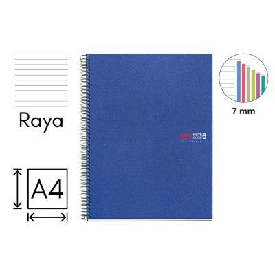 CUADERNO MIQUELRIUS NOTEBOOK 6 A4 150H. RAYA P.P. AZUL (2832)