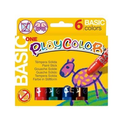 TÉMPERA PLAYCOLOR SÓLIDA 6 BARRITAS COL. SURT. (10711)