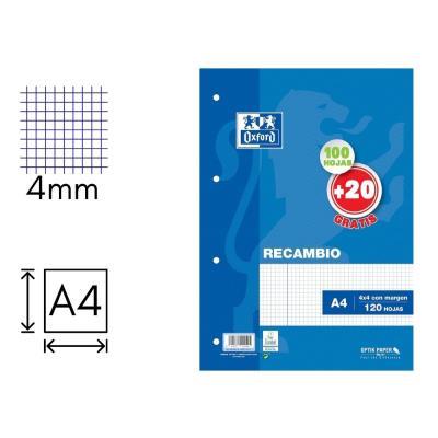 RECAMBIO OXFORD A4 100+20 H. GRATIS CUADROS (400058179)