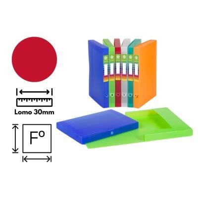 CARPETA CARCHIVO BROCHE PROYECTO P.P. LOMO 3 CM. ROJO (838K53)