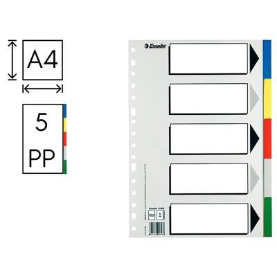 INDICE ESSELTE 5 POSICIONES A4 (11709)