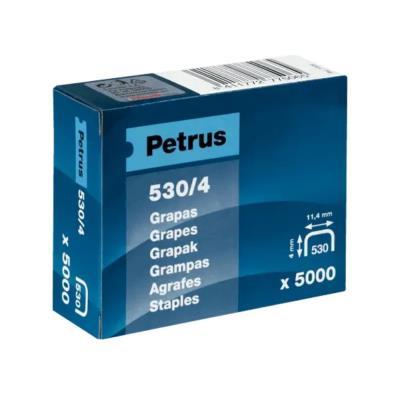 GRAPAS PETRUS MOD. 530/4 MM. CAJA 5.000 UDS. (77506)