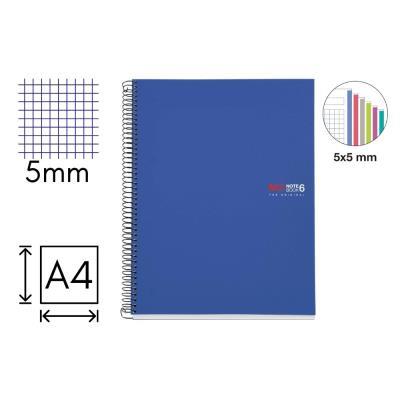 CUADERNO MIQUELRIUS NOTEBOOK 6 A4 150H. CDLA P.P. AZUL (MR2826)