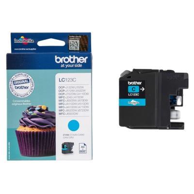 BROTHER LC123 TINTA CIAN 600 PÁGINAS BLISTER MFC/J4510DW/J4410DW DCP-/J4110DW