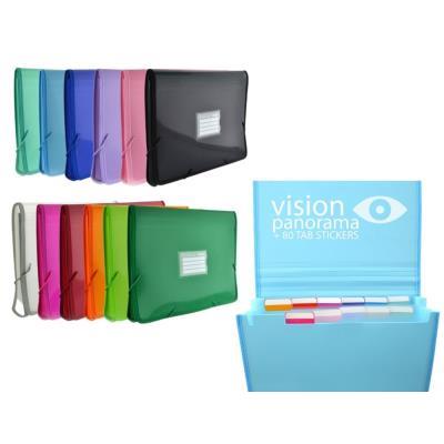 CLASIFICADOR COLORLINE 12 DIVISIONES CON CIERRE DE GOMAS Y BOLSILLO INTERIOR COL. SURT. (41211)