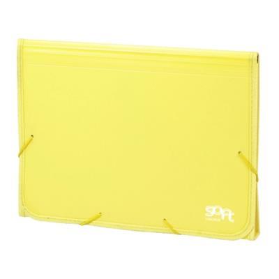 CARPETA ACORDEÓN CARCHIVO SOFT PP Fº 13 DPTOS. RIBETE GOMA AMARILLO (19260020) (19268700)