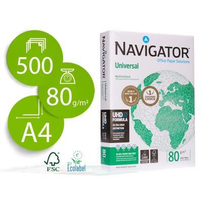 PAPEL FOTOCOPIADORA NAVIGATOR A4 80 GRS. 500 HOJAS (NAV-80-A4)
