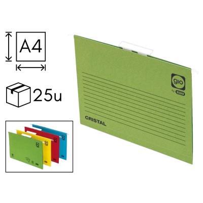 CARPETA COLGANTE GIO Fº VISOR SUPERIOR VERDE (400021957)