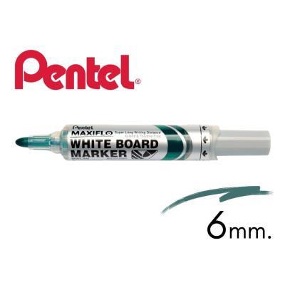 MARCADOR MAXIFLO PENTEL PUNTA CÓNICA GRUESA VERDE  (MWL5M-PENTEL-D)