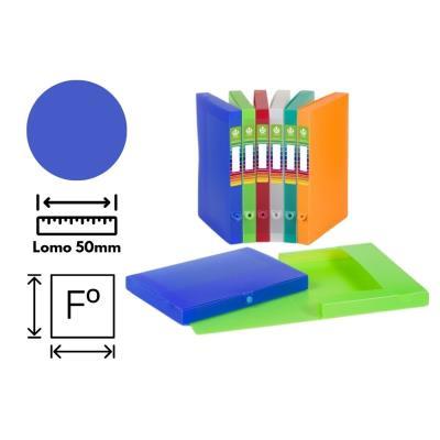 CARPETA CARCHIVO BROCHE PROYECTO P.P. LOMO 5 CM. AZUL (858K50)