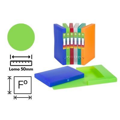 CARPETA CARCHIVO BROCHE PROYECTO P.P. LOMO 5 CM. VERDE (858K54)