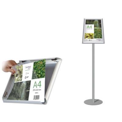 ATRIL DE PIE A. 2000 CON MARCO DE ALUMINIO A4 (65504 GS)