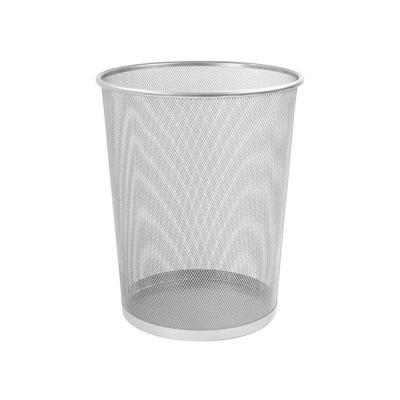 PAPELERA Q-CONNECT METÁLICA REJILLA 295X345 MM. 19 L. GRIS (29615)