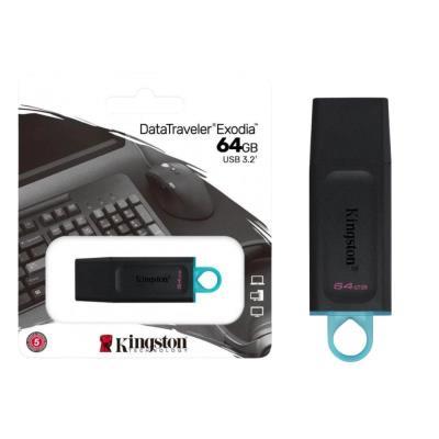 PENDRIVE 64GB KINGSTON DATATRAVELER EXODIA USB 3.2