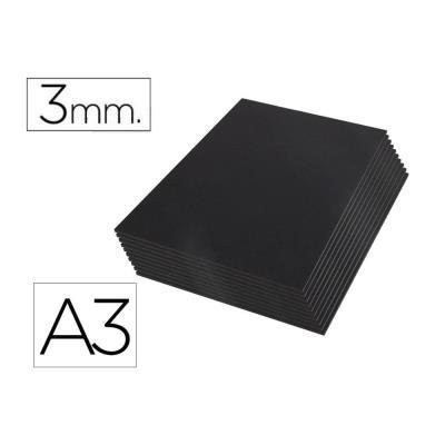 CARTON PLUMA NEGRO A3 3MM