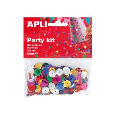 BOLSA CONFETI CIRCULO RELIEVE 11 MM KIT DE FIESTA APLI (13819)