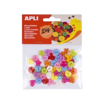 BOTONES DE PLASTICO 60UNI APLI