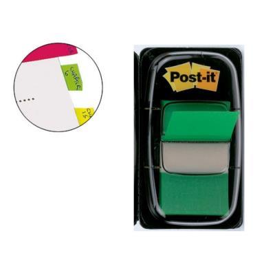 INDEX POST-IT 50 UDS. 25,4X43 MM. VERDE (14535)