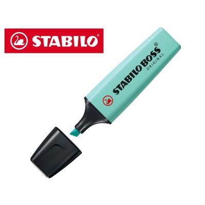 MARCADOR FLUORESCENTE STABILO BOSS PASTEL TURQUESA (70/113)