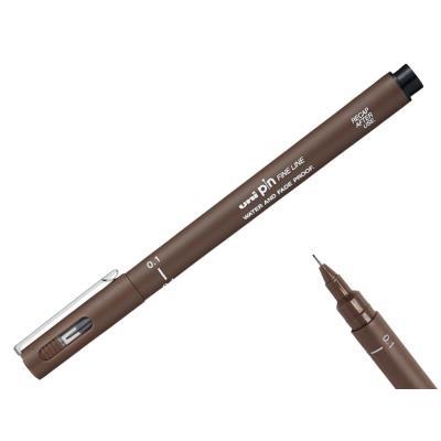 ROTULADOR UNI PIN RESITENTE AL AGUA SEPIA 0.1MM