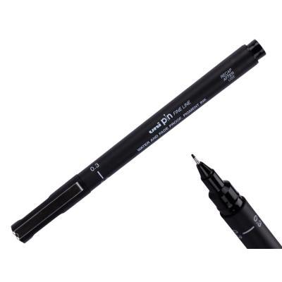 ROTULADOR UNI PIN RESITENTE AL AGUA NEGRO 0.3MM