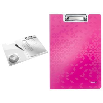 CARPETA MINICLIP CON TAPA A4 WOW LEITZ ROSA (4199-01-23)