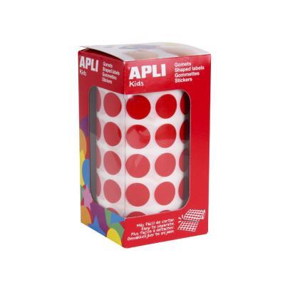 ROLLO GOMETS REDONDOS 15MM ROJO