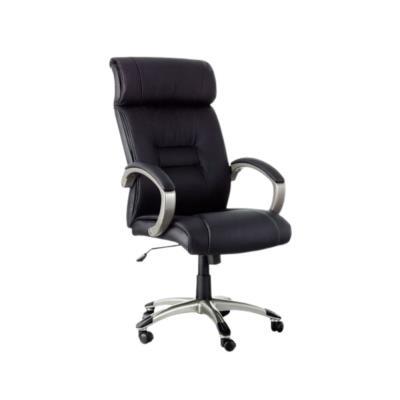 SILLA A. 2000 MOD. POMBA PIEL RESP. ALTO ELEVACIÓN GAS TAPIZ NEGRO (6453 POMBA NE)