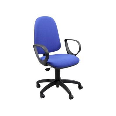 SILLA A. 2000 MOD. OURIZO GIRATORIA RESPALDO ALTO CONTACTO PERMANENTE TAPIZADO AZUL (6450 OURIZO AZ)