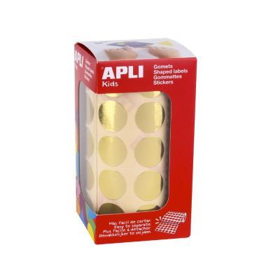 ROLLO GOMETS REDONDOS 20MM ORO (11632)