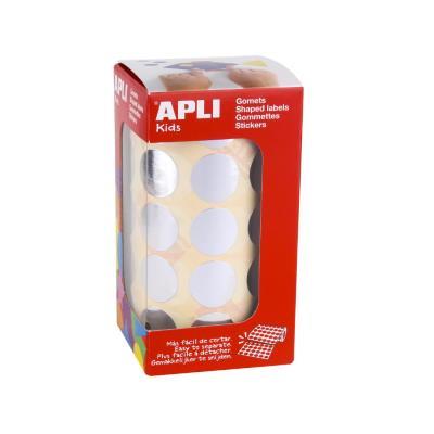 ROLLO GOMETS REDONDOS 20MM PLATA