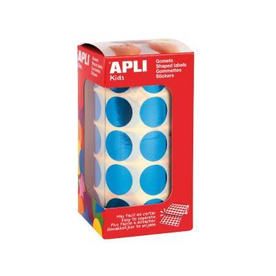 ROLLO GOMETS REDONDOS 20MM AZUL METALIZADO