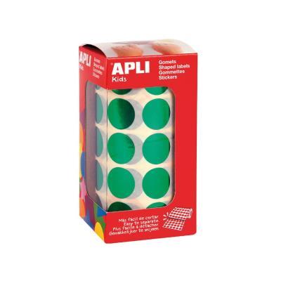 ROLLO GOMETS REDONDOS 20MM VERDE METALIZADO (12050)