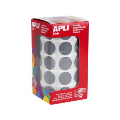 ROLLO GOMETS REDONDOS 20MM GRIS