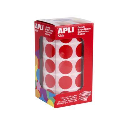 ROLLO GOMETS REDONDOS 20MM ROJO (4861)