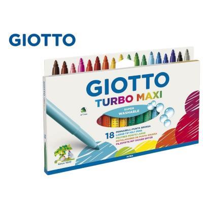 ROTULADORES DE GIOTTO TURBO MAXI 18 COLORES