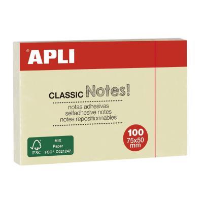 APLI NOTES 50X75 COLOR AMARILLO (10971)