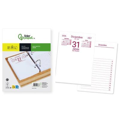 BLOC BUFETE 2026 LIDERPAPEL 80X110 80 GR.C/CALENDARIO (173303)