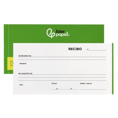 TALONARIO DE RECIBO APAISADO TRIPLICADO MOD.336 LIDERPAPEL