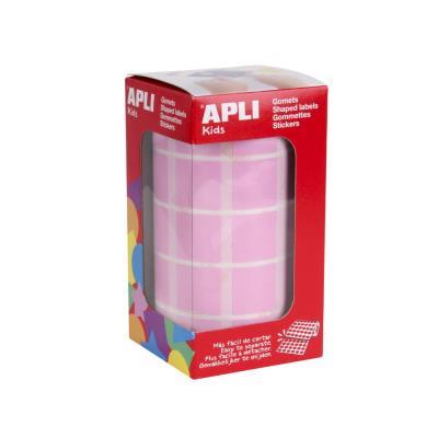 ROLLO GOMETS CUADRADO GRANDE 20MM ROSA