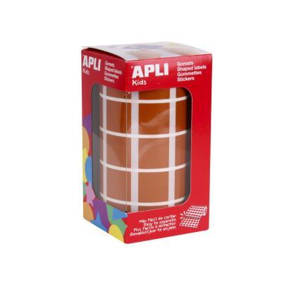 ROLLO GOMETS CUADRADO GRANDE 20MM MARRÓN