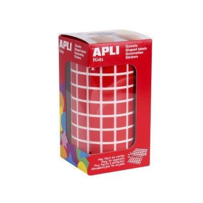 ROLLO GOMETS CUADRADOS 10MM ROJO