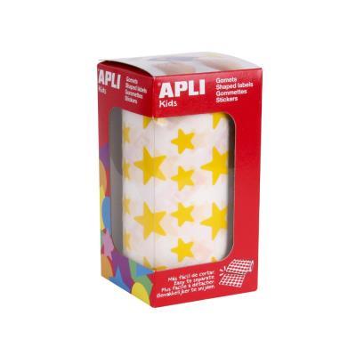 ROLLO GOMETS ESTRELLAS 12-20 MM AMARILLO