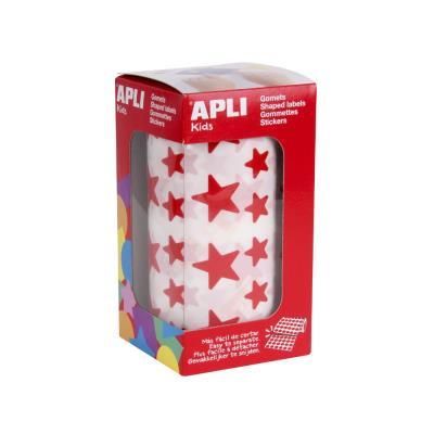 ROLLO GOMETS ESTRELLAS 12-20 MM ROJO